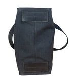 Christian Dior Vintage Black Logo Print Canvas Tote