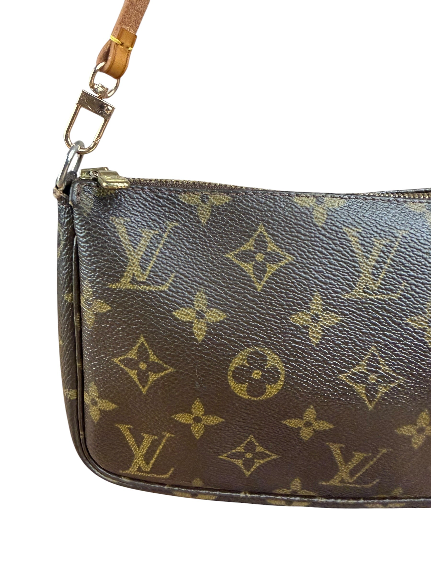 Louis Vuitton Monogram Pochette Replaced LV Strap