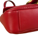 Gucci GG Red Marmont Matelasse Shoulder Bag