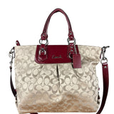 Coach Beige Signature C Tote Bag