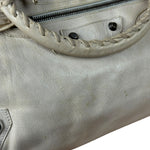 Balenciaga Ivory Leather Classic City Bag