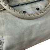 Balenciaga Ivory Leather Classic City Bag