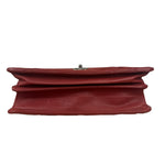 Chanel Red Caviar Leather Maxi Chain Flap Bag 2014