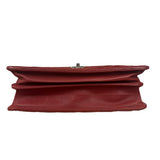 Chanel Red Caviar Leather Maxi Chain Flap Bag 2014