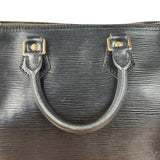 Louis Vuitton Vintage Black Epi Leather Speedy Hand Bag 25