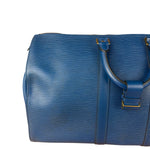 Louis Vuitton Vintage Blue Epi Leather Keepall
