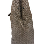 Bottega Veneta Gray Nappa Leather Intrecciato Tote Bag