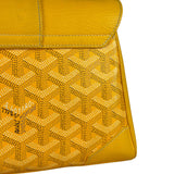 Goyard Mini Goyardine Soft Saigon Top Handle Bag Yellow