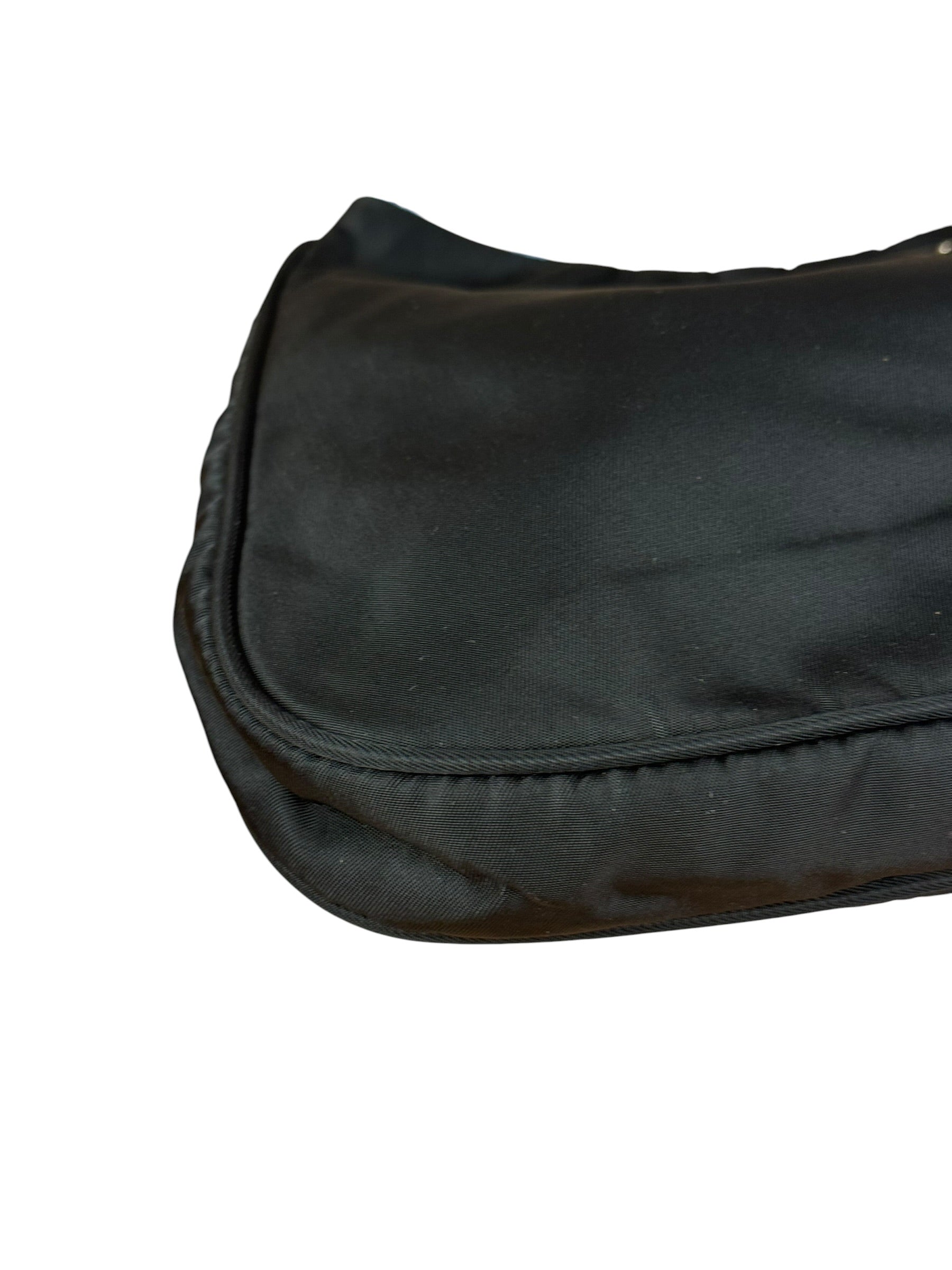 Prada Vintage Black Nylon Pochette