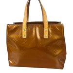 Louis Vuitton Bronze Monogram Vernis Reade Tote Bag PM