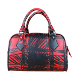 Vivienne Westwood Grafiti Plaid Boston Bag