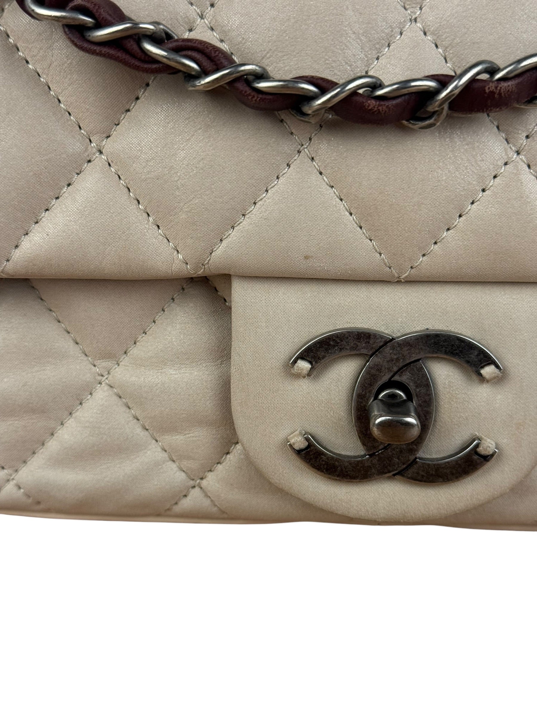 Chanel Beige Iridescent In-The-Mix Flap Bag 2011