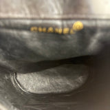 Chanel Black Quilted CC Duma Leather Backpack '97