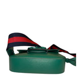 Gucci Green Leather Horsebit Shoulder Bag