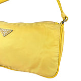 Prada Vintage Nylon Yellow Pochette