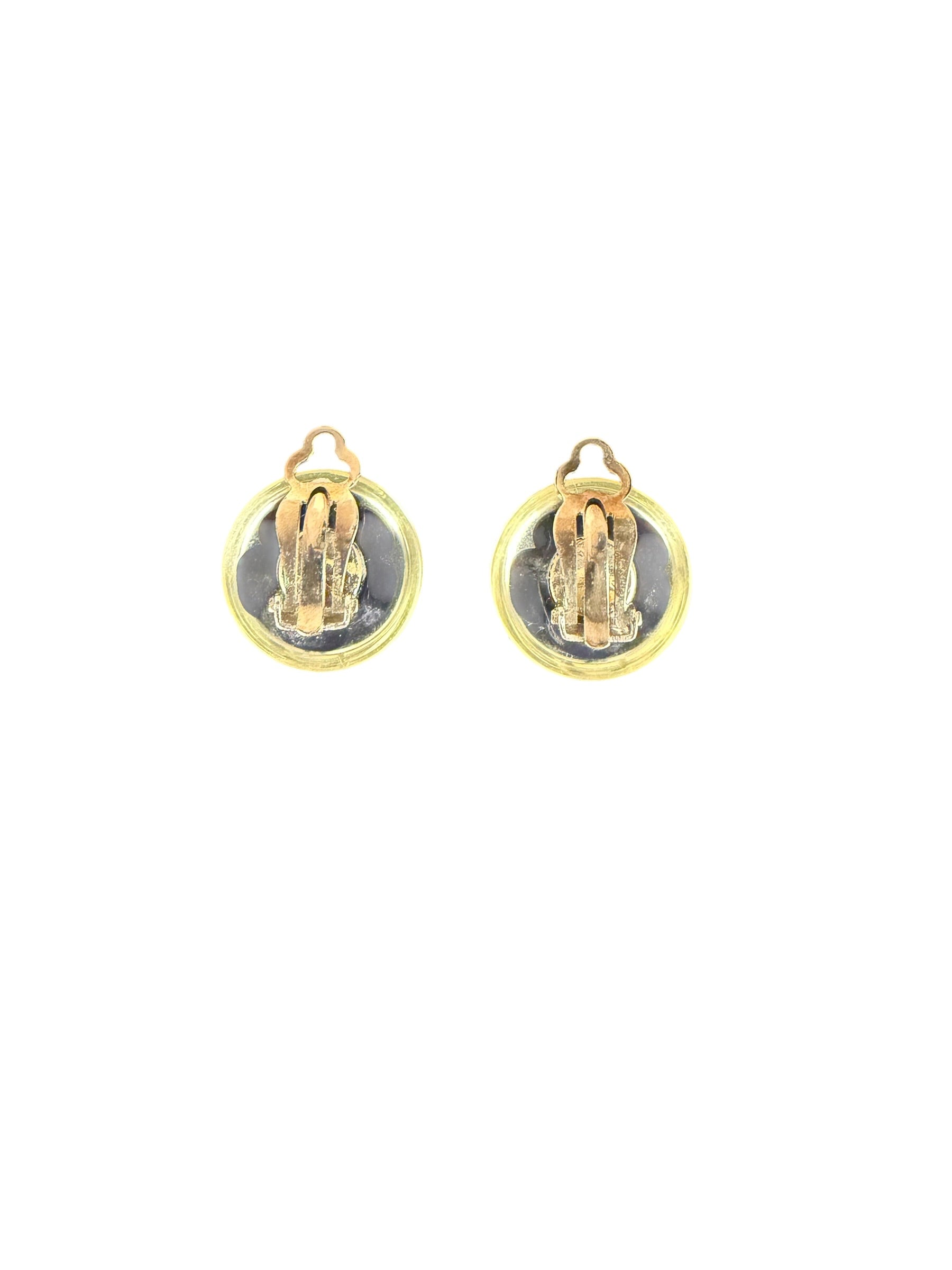 Chanel Spring Clear Resin Ball Clip-On Earrings 04S 2004