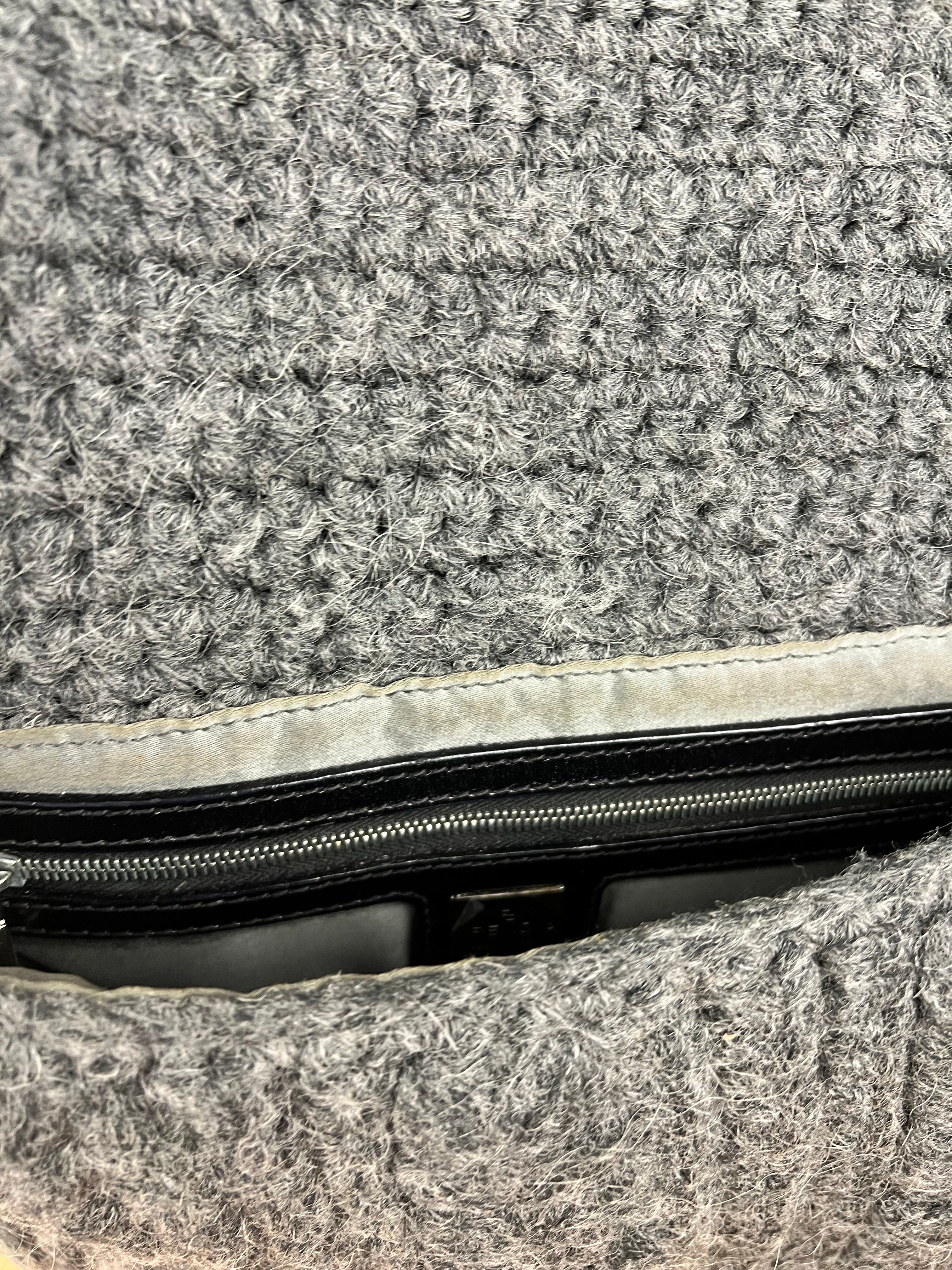Fendi Crochet Wool Mamma Baguette