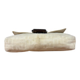 Fendi FF Canvas Baguette