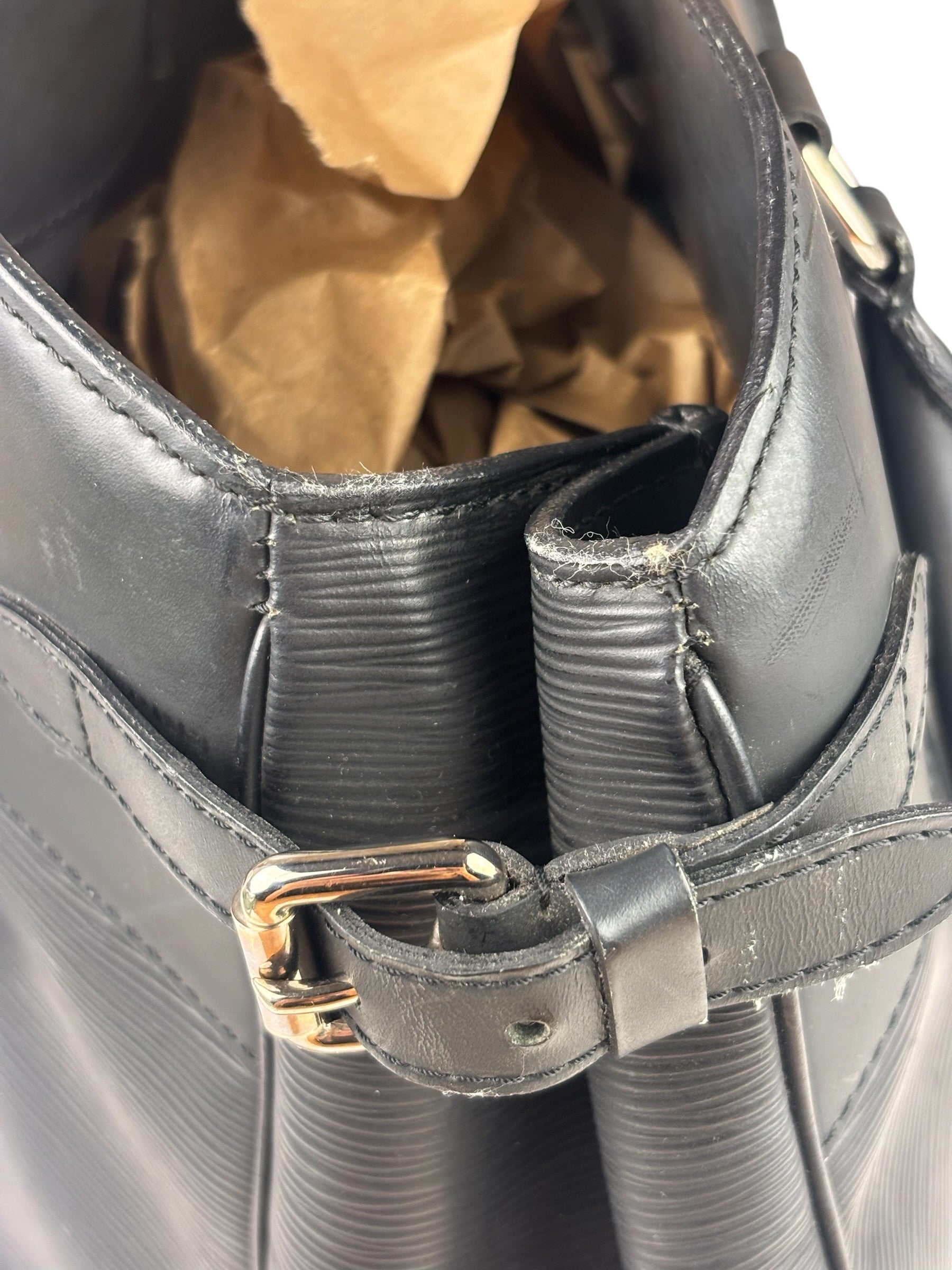 Louis Vuitton Black Epi Leather Passy Tote GM