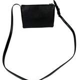 Fendi Roma Black Calf Leather Pochette Crossbody