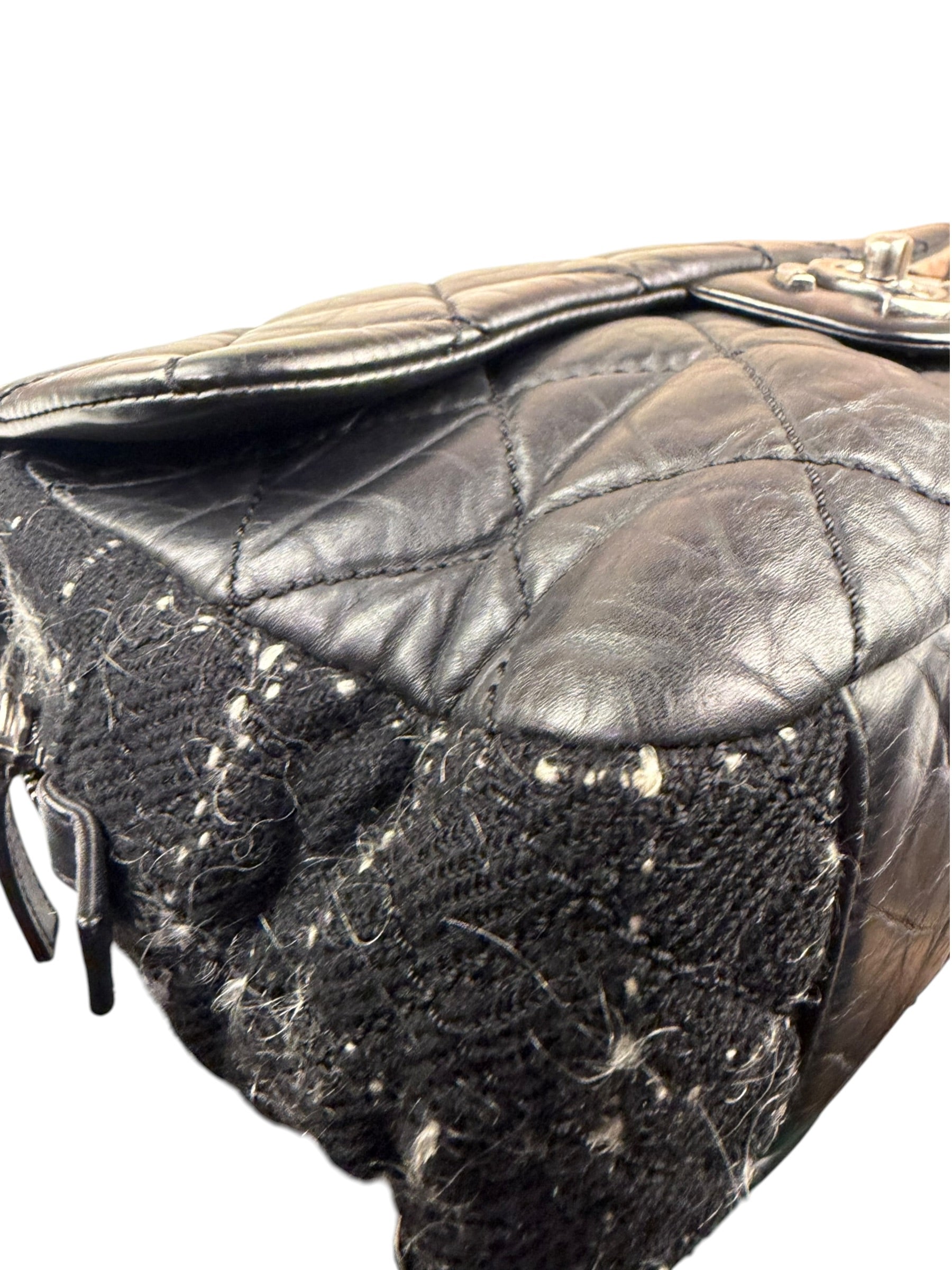 Chanel Black Quilted Calfskin Portobello Flap Bag 2013