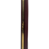 Cartier Burgundy Leather Trifold Long Wallet