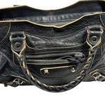 Balenciaga Charcoal Le City Small Two-Way Bag