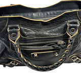 Balenciaga Charcoal Le City Small Two-Way Bag