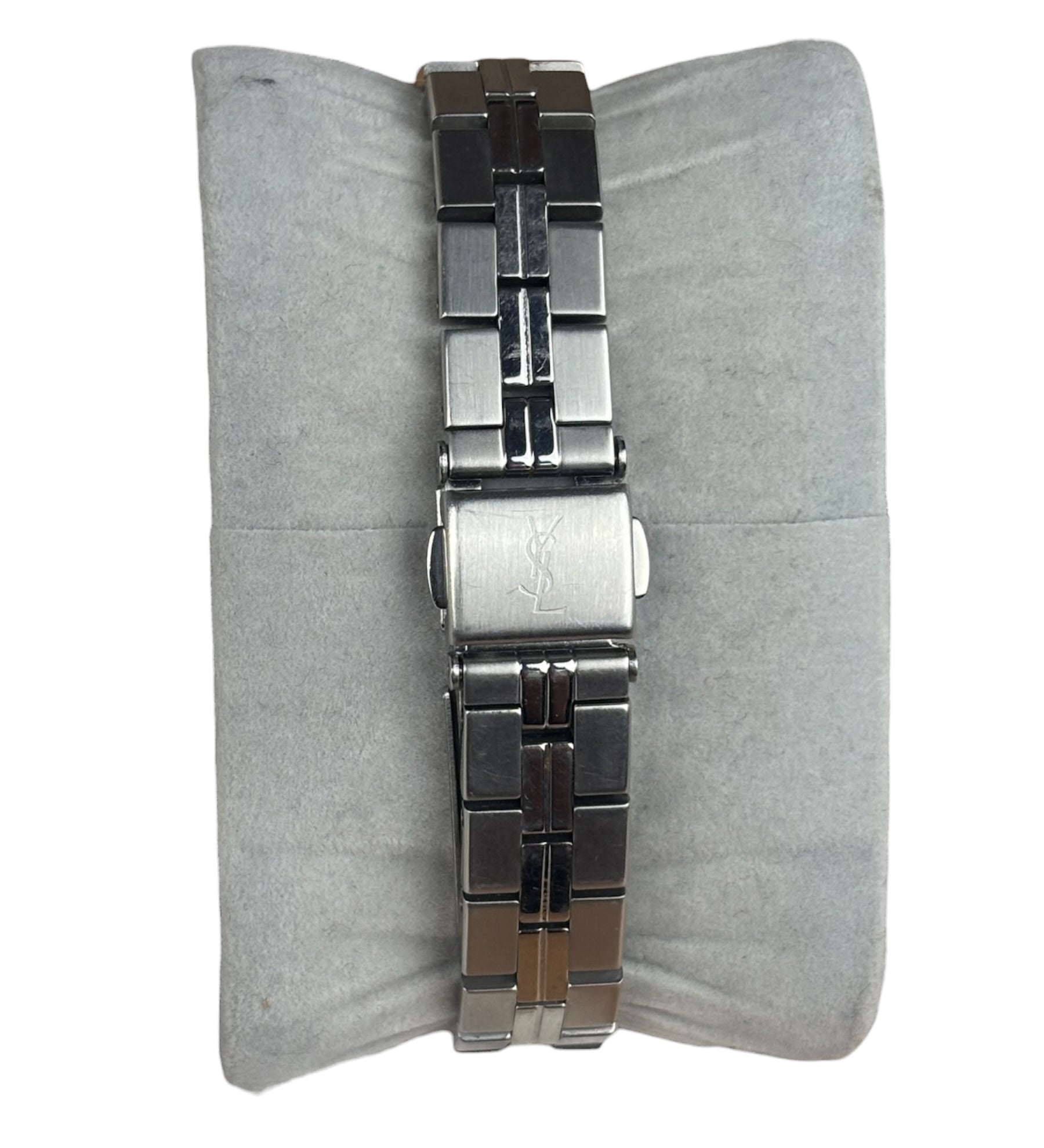 YSL Blue Circle Dial Stainless Band