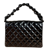 Chanel Vintage Black Quilted Leather Flap Bag 1996