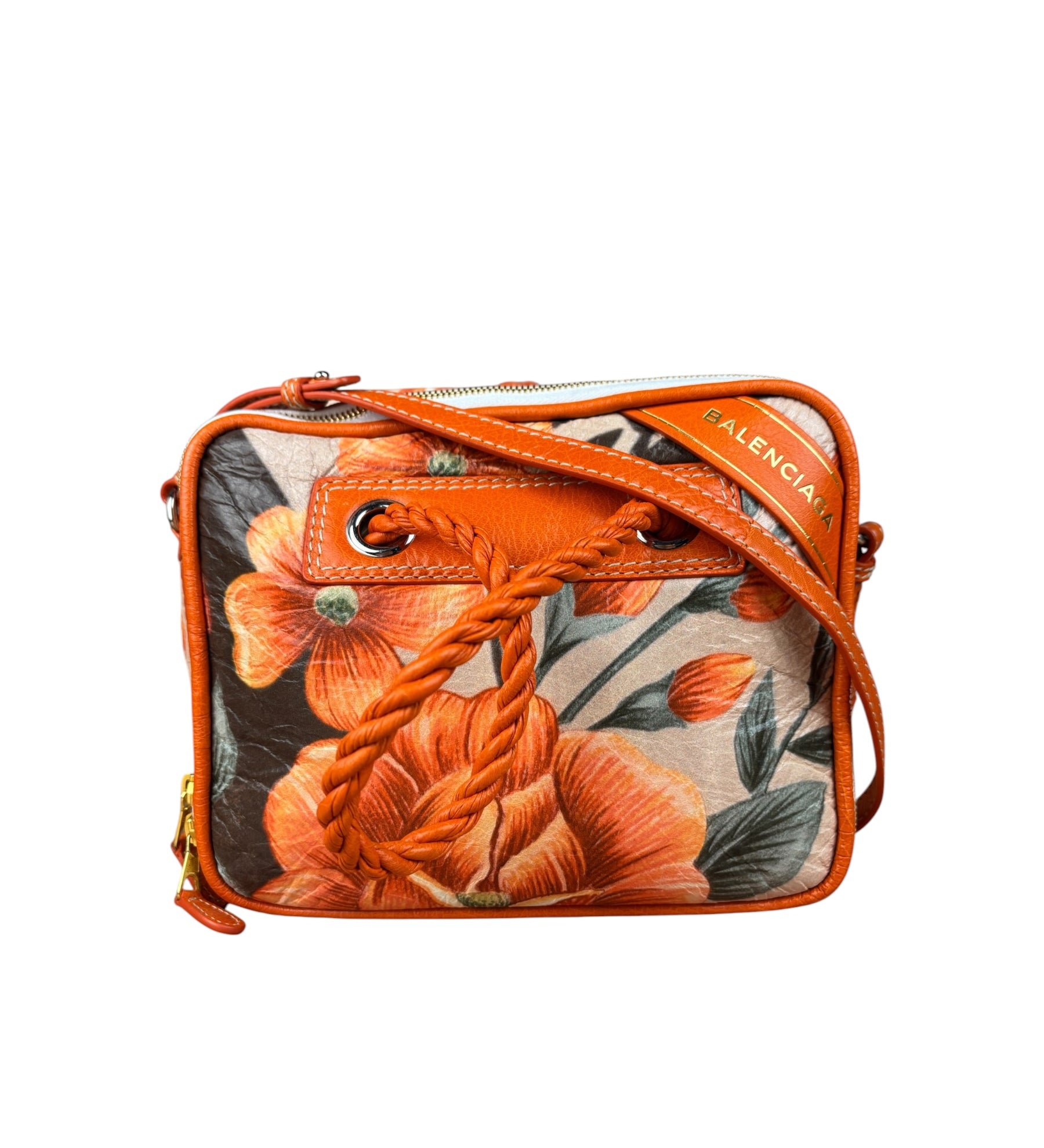 Balenciaga Floral Blanket 2Way Bag Small