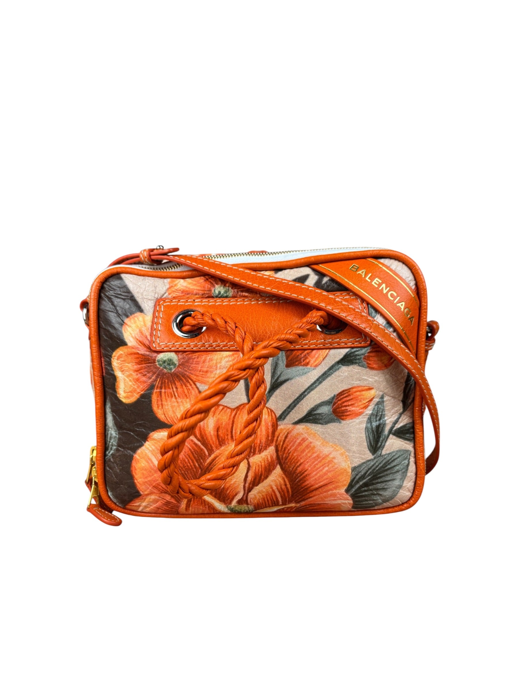 Balenciaga Floral Blanket 2Way Bag Small