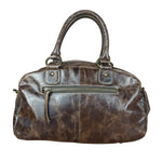 Balenciaga Vintage Brown Leather Moto Handbag