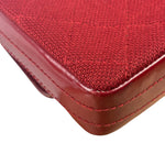 Chanel Dark Red East West Chocolate Bar Patent Trim Handbag 2002-03
