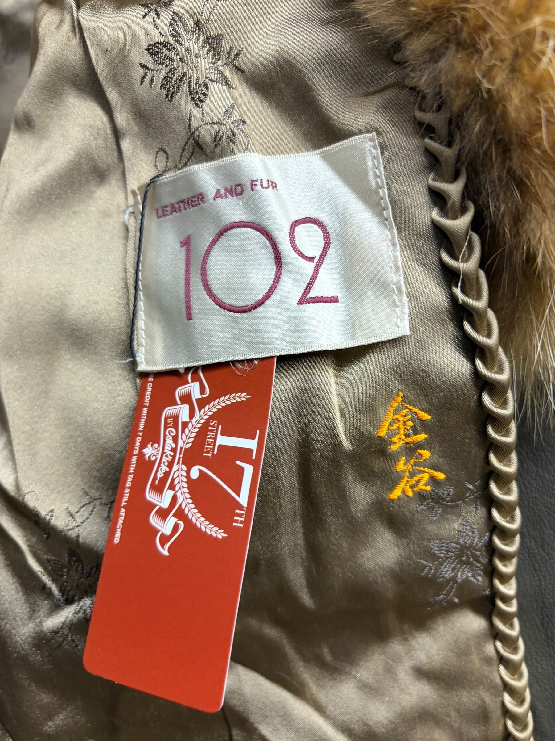 Vintage Golden/Brown Fox Fur Coat
