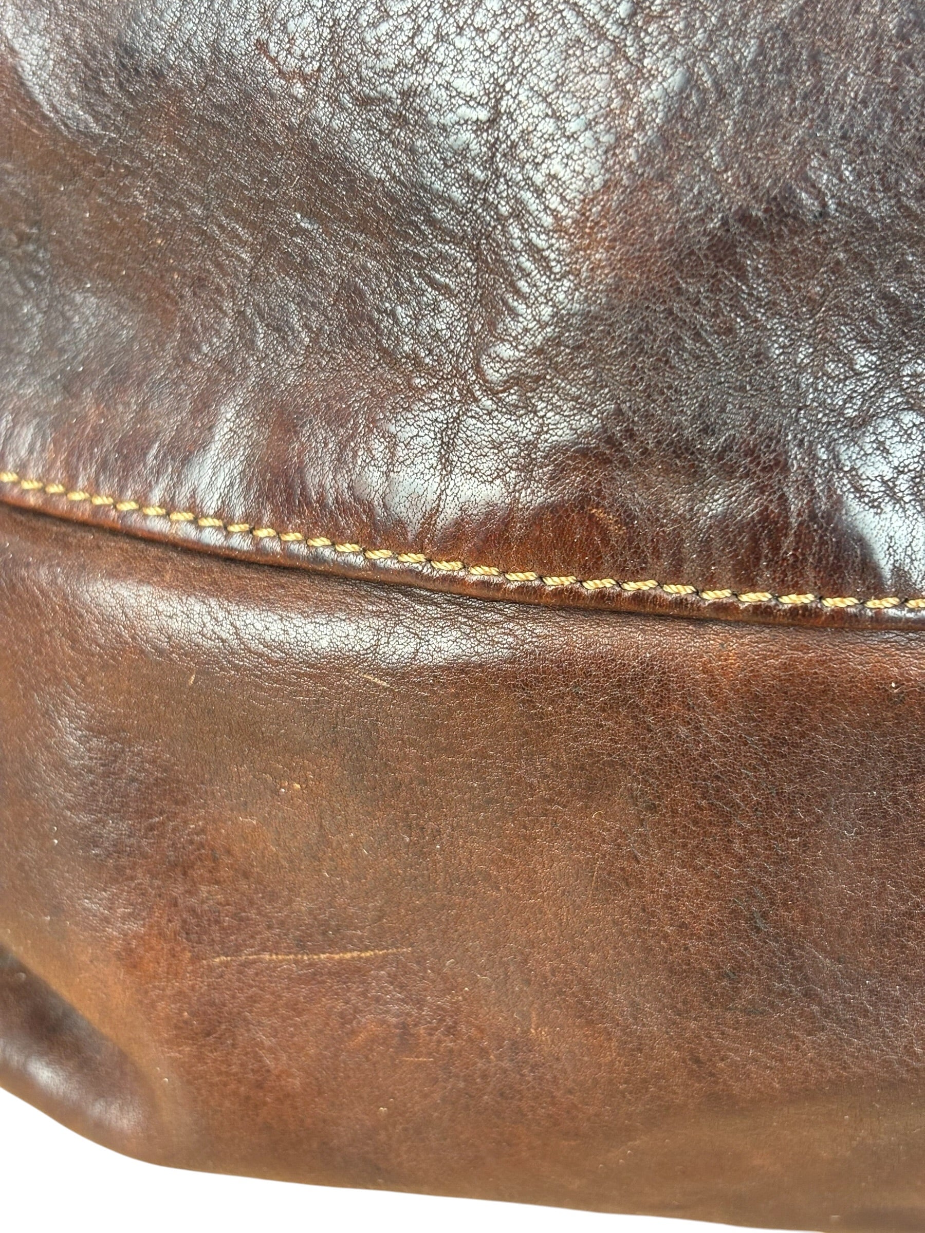 Campomaggi Dark Brown Leather 2 Way Tote