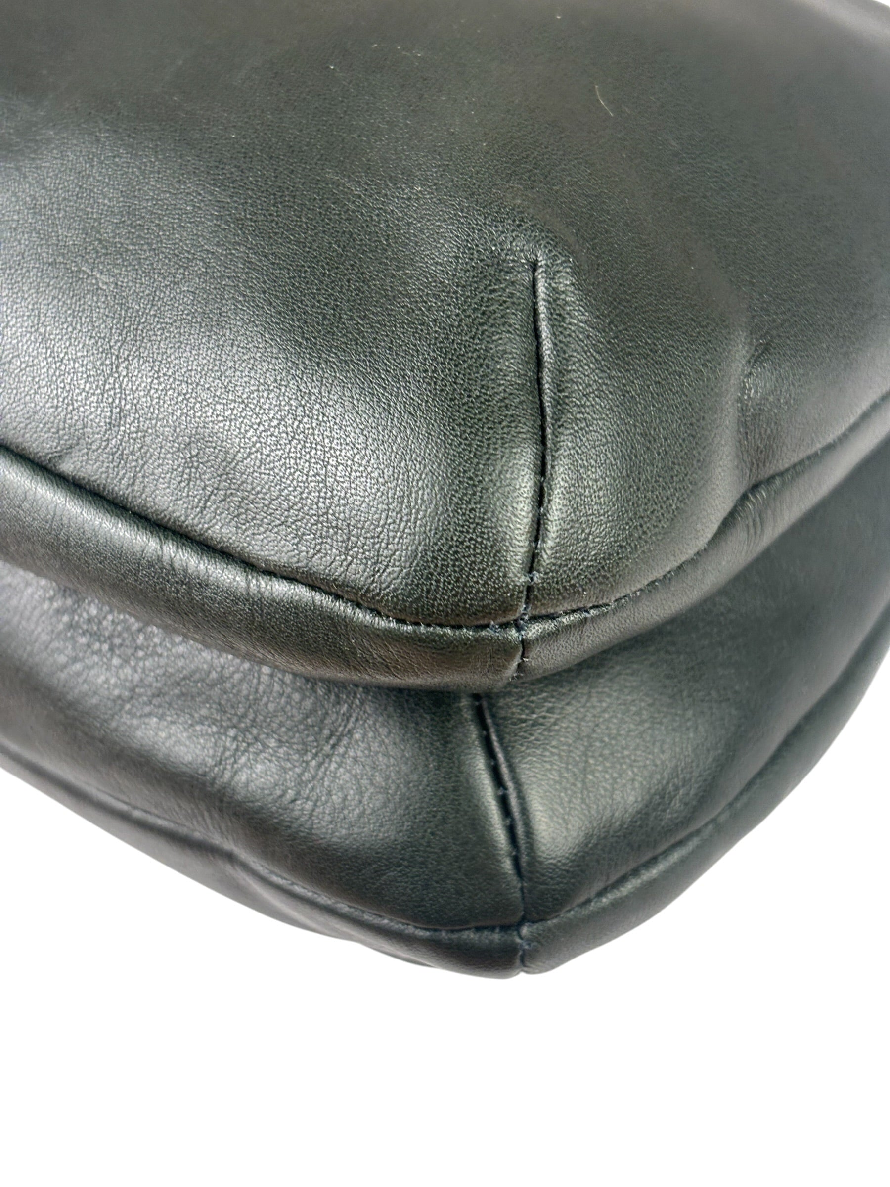 Coach Dark Green Leather Kristin Willow Shoulder Bag