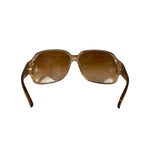 Gucci Vintage Gold Square Frame Sunglasses