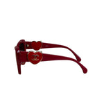Chanel Vintage Red Heart Sunglasses