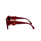 Chanel Vintage Red Heart Sunglasses