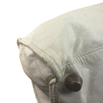 Balenciaga White Leather Giant 21 City Shoulder Bag