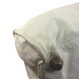 Balenciaga White Leather Giant 21 City Shoulder Bag