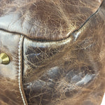 Balenciaga Vintage Brown Leather Moto Handbag
