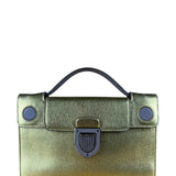 Christian Dior Diorever Gold Leather Clutch Bag