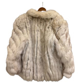 Vintage Saga Ivory/White Fox Fur Coat