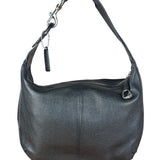 Coach Black Leather Hobo Shoulder Bag