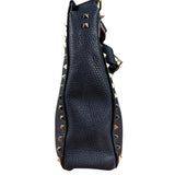 Valentino Navy RockStud Messenger Bag