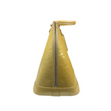 Louis Vuitton Yellow Monogram Vernis Alma Handbag
