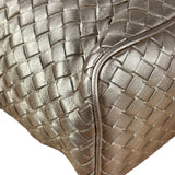 Bottega Veneta Metallic Intrecciato Ciambrino Shoulder Bag