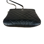 Chanel Black Quilted Leather Uniform Chain Crossbody 2018